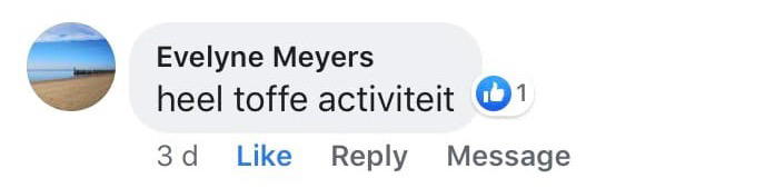 Een reactie over het stadsspel Urban Hunt van Evelyne Meyers: Heel toffe activiteit.