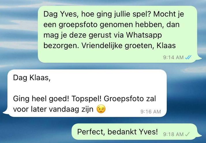 Een reactie over het stadsspel Urban Hunt van Yves: Ging heel goed! Topspel! Groepsfoto zal voor later vandaag zijn.