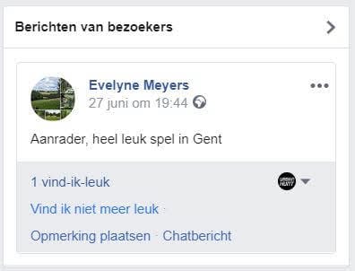 Een reactie over het stadsspel Urban Hunt van Evelyne Meyers: Aanrader, heel leuk spel in Gent.