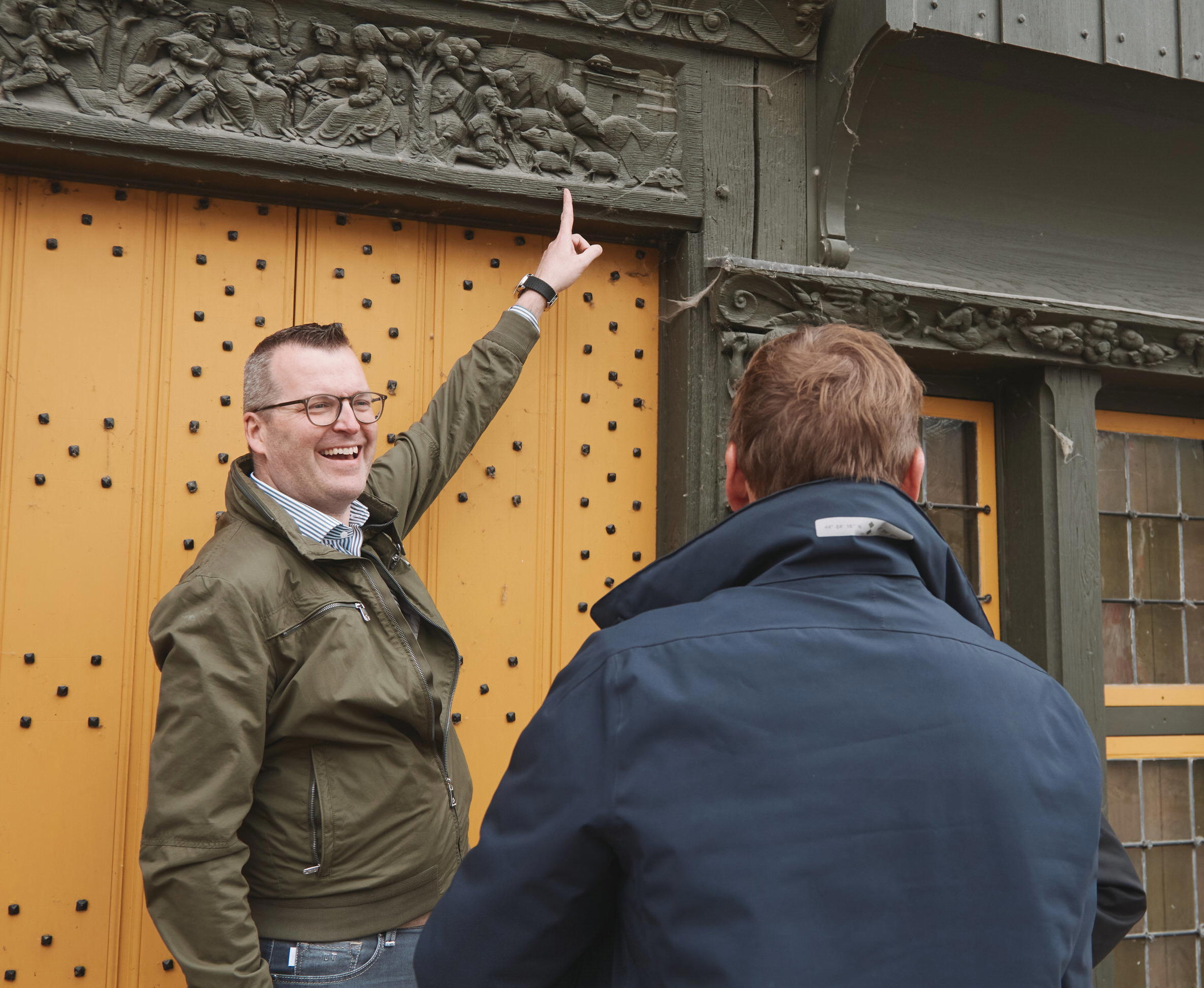 130 colleagues who played the Urban Hunt team building in Ypres.