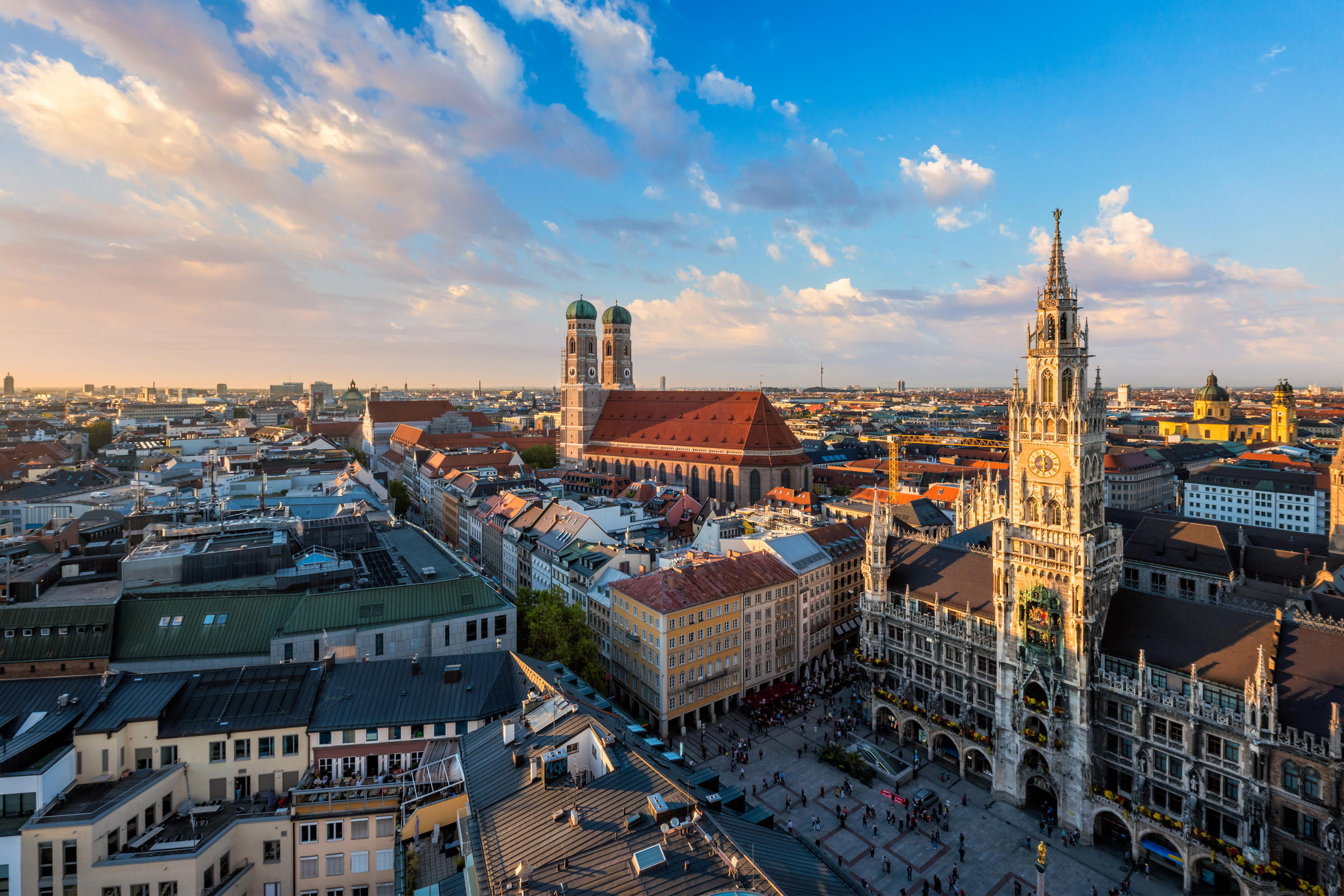 Start- und Zielorte für München